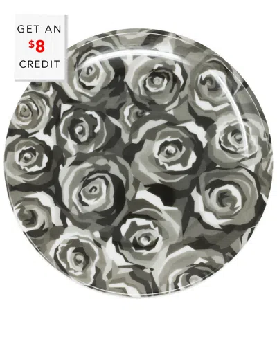 Elizabeth Sutton Home Roses Salad Plate With $8 Credit