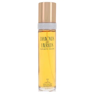 Elizabeth Taylor 2pcs Combo Gift Set Diamonds & Emeralds By  Eau De Toilette Spray (unboxed) 3.3 oz F In Yellow