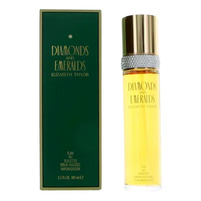 Elizabeth Taylor 2pcs Diamonds & Emeralds By , 3.3 oz Eau De Toilette Spray For Women In Multi