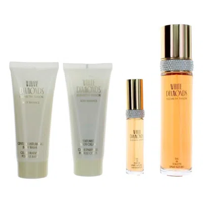 Elizabeth Taylor Ladies White Diamonds Gift Set Fragrances 719346698559