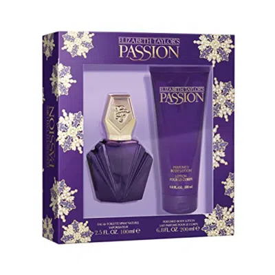 Elizabeth Taylor Passion 2 Piece Gift Set 2 Piece Gift Set With 2.5 oz Edt In Transparent