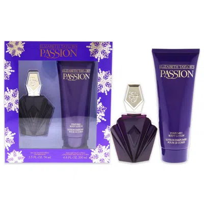 Elizabeth Taylor Passion By  For Women - 2 Pc Gift Set 2.5oz Edt Spray, 6.8oz Perfumed Body Lotion In Multi