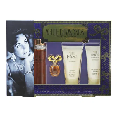 Elizabeth Taylor White Diamonds By Elizabethtaylor Set - 1.7 oz Edt Spray/ 1.7 oz Body Lotion/ 1.7 oz Body Wash/ 0.12