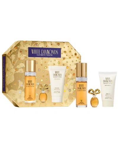 Elizabeth Taylor Women's 1oz White Diamonds 3pc Set In Transparent