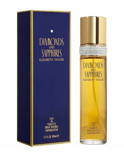 Elizabeth Taylor Women's 3.4oz Diamonds & Sapphires Edt Spray In White