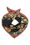 Elizabetta Anthea - Hand Rolled Silk Foulard For Women In Black
