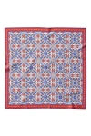 Elizabetta Barbaresco - Hand Rolled Silk Neckerchief In Red