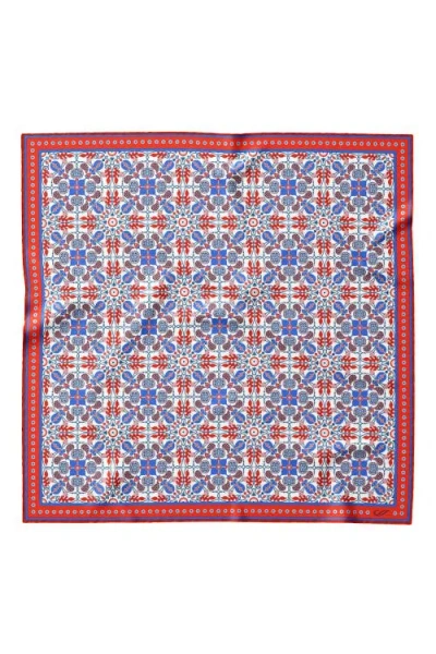 Elizabetta Barbaresco - Hand Rolled Silk Neckerchief In Red