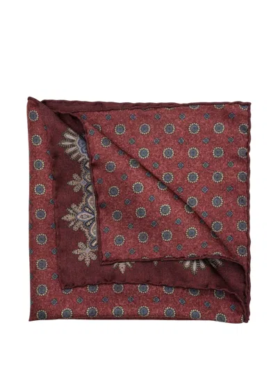 Elizabetta Brando Silk Pocket Square In Multi