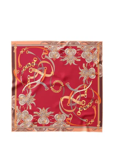 Elizabetta Camilla Silk Bandana In Red
