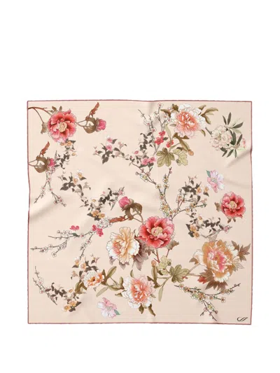 Elizabetta Carina Floral-print Bandana In Neutral