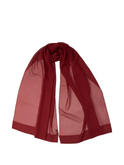 Elizabetta Carmen Silk Scarf In Red