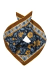 Elizabetta Carrara In Navy And Mustard
