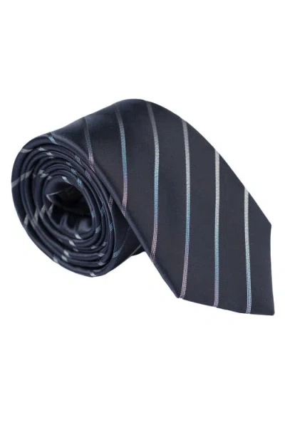 Elizabetta Esino In Midnight Blue And Silver