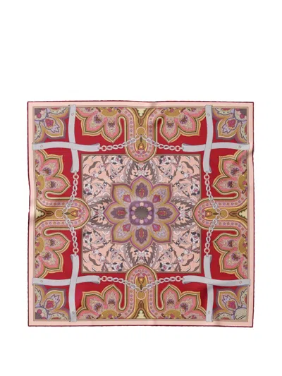 Elizabetta Francesca Silk Scarf In Multi