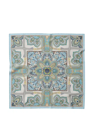 Elizabetta Francesca Silk Scarf In Neutral