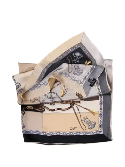 Elizabetta Gabriella Silk Scarf In Multi