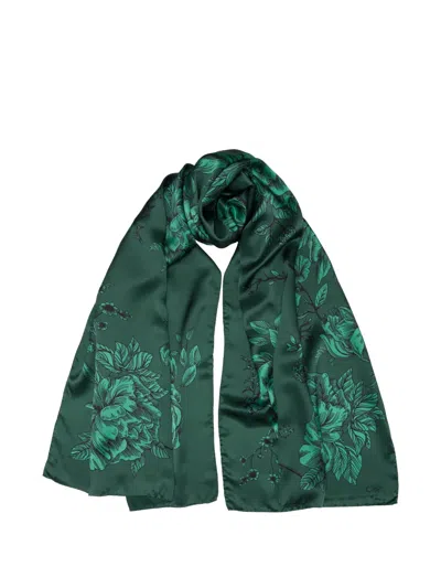 Elizabetta Isabella Floral-print Scarf In Red