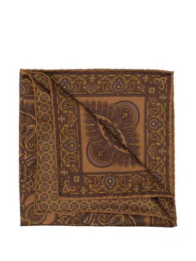 Elizabetta Lario Paisley-print Pocket Square In Multi