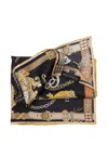 Elizabetta Like Clockwork Pocket Square In Multi
