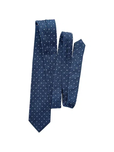 Elizabetta Mattei Grenadine Tie In Blue