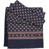 Elizabetta Palatino In Navy, Grey And Burgundy