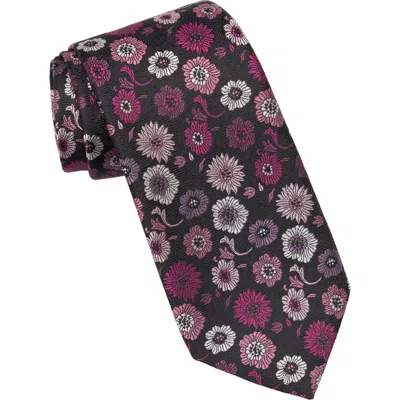 Elizabetta Pergola - Silk Jacquard Tie For Men In Magenta