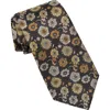 Elizabetta Pergola - Silk Jacquard Tie For Men In Yellow