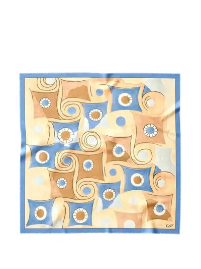 Elizabetta Prato Abstract-print Pocket Square In Multi