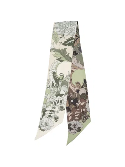Elizabetta Raffaella Floral-print Silk Scarf In Multi