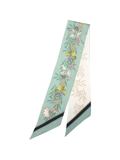 Elizabetta Sabrina Floral-print Silk Scarf In Multi
