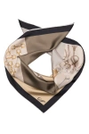 Elizabetta San Siro - Hand Rolled Silk Neckerchief For Men In Tan