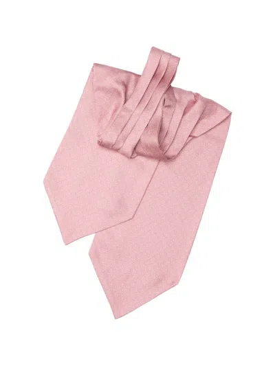 Elizabetta Sanremo Geometric-pattern Cravat In Pink