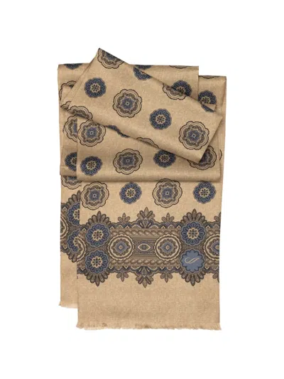 Elizabetta Silvestri Medallion-print Silk Scarf In Multi