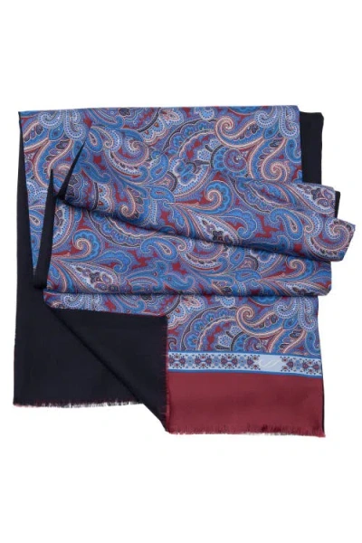 Elizabetta Sorrento In Blue And Venetian Red