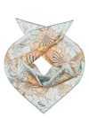 Elizabetta St. James - Hand Rolled Silk Neckerchief For Men In Aqua