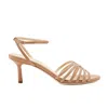 ELIZEE WOMEN'S BROWN KARLIE SANDALS