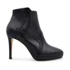 Elizee Women's Deia Leather Booties, Black In Black