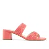 Elizee Women's Red Sophia Sandal Coral In Red