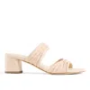 ELIZEE WOMEN'S WHITE SOPHIA SANDAL BEIGE
