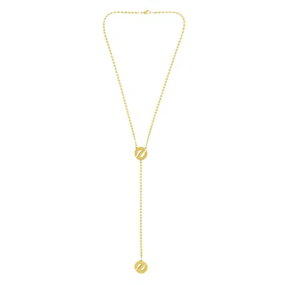 Eljae Women's  Gold Lariat Necklace