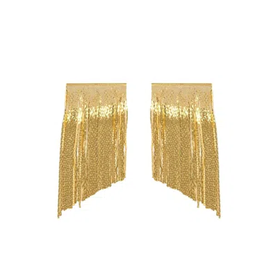 Eljae Women's Gold Brielle Tassel Earrings