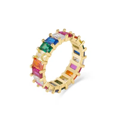 Eljae Women's Sol Classic Rainbow Band