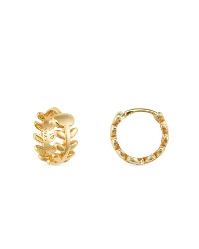 Elk & Bloom Women's 14k Gold Tiny Huggie Hoop Earrings