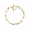 Elk & Bloom Women's Chunky Gold Chain Bracelet In Gold