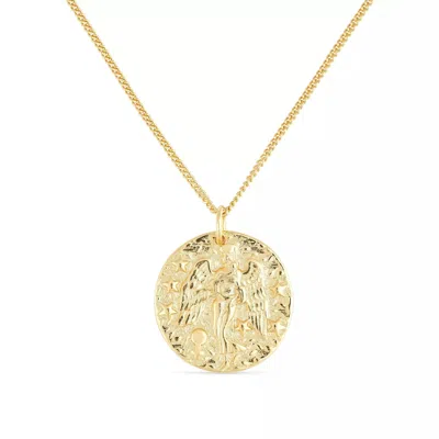 Elk & Bloom Women's Chunky Gold Goddess Layered Necklace