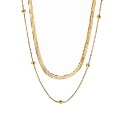 Elk & Bloom Women's Dainty Gold Chain Choker