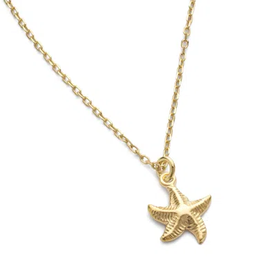 Elk & Bloom Women's Dainty Gold Starfish Necklace