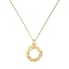 Elk & Bloom Women's Gold Circle Necklace In Gold