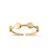 Elk & Bloom Women's Gold Geometric Stacking Ring In Gold
